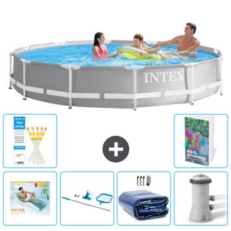 Intex Piscina Prism Frame Redonda - 366x76 Cm - 7-piezas S134