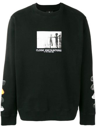 Marcelo Burlon Aliens sweatshirt - men - Cotton/Viscose - S - Black