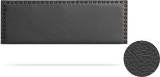 Moonia Moonia - Cabecero Tapizado Modena Polipiel 100x55x8 Cm - Negro