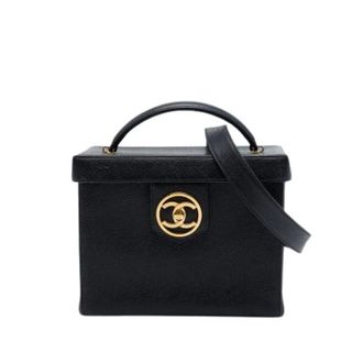 Chanel Pre-owned Satchel - Dames - Pre-owned - Zwart - Maat: ONE Size Leer