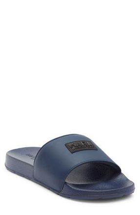 Karl Lagerfeld Paladin-Banded Recovery Slide in Navy at Nordstrom Rack, Size 11