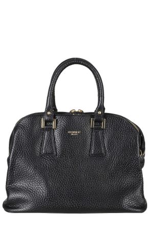 AVENUE 67 Medium-Sized Textured Leather Handbag With Dual Handles