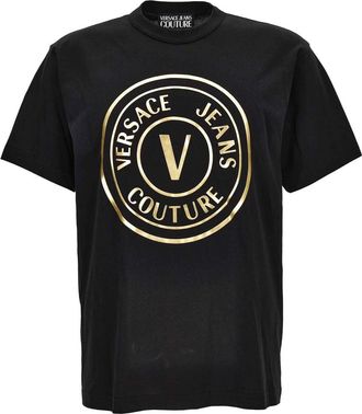 Versace Jeans Couture T-shirts en Polos - Heren - T-shirts - Zwart - XS - Tops