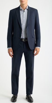BOSS Huge Two-Piece Suit in Dark Blue at Nordstrom, Size 40