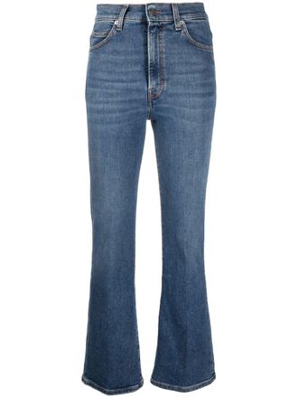 Haikure high-rise flared jeans - Blue