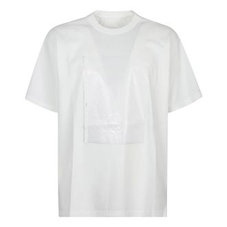 Maison Margiela T-Shirts, male, White, Size: XL Spray Print T-shirt