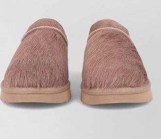 UGG calf hair leather ankle boots