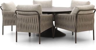 Suns Fiave/Nova &oslash;150cm low dining tuinset 6-delig