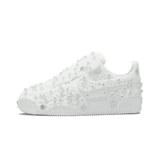 Nike Air Force 1 Low Swarovski Retroreflective Crystals - Heren - Sport - Wit - Maat: 35 1/2 EU Leer