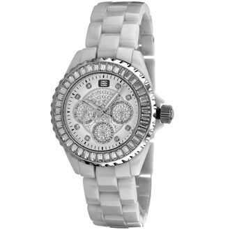 Oceanaut Womens Ceramic White Round 39mm