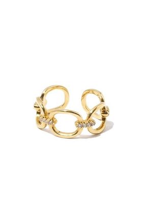 Miranda Frye Kennedy Frozen Link Ring in Gold at Nordstrom