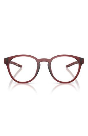 Ferrari 49mm Small Phantos Optical Glasses in Matte Red Bordeaux /Demo Lens at Nordstrom