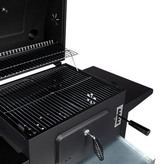 Somagic Barbacoa de carb&oacute;n en carro para 12 personas