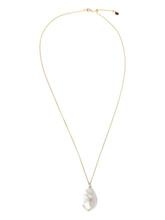 Yi Collection 18kt yellow gold Kintsugi necklace - women - 18kt Gold - One Size - Silver