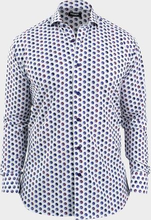Maceoo Mens Einstein Stretch Cuboid Dress Shirt