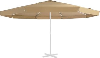 vidaXL Tela De Repuesto Para Sombrilla Gris Taupe 515 Cm Vidaxl