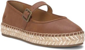 Lucky Brand Orlyna Espadrille Mary Jane Flat in Hazelnut Summer Haze at Nordstrom, Size 6.5