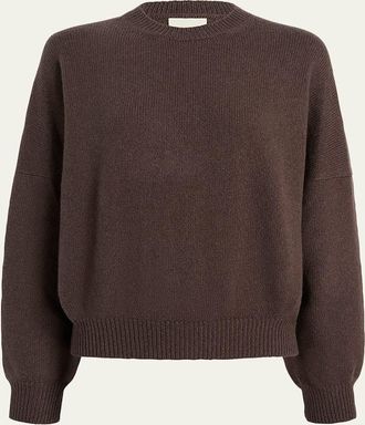 Khaite Margaux Cashmere Crewneck Sweater