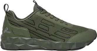 Emporio Armani Ultimate C2 Kombat Sneakers - Heren - Sneakers - Groen - 44 EU - Schoenen