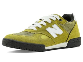 New Balance 600 Tom Knox Athletic Shoes Moss/White : US Mens 10.5 - Womens 12 Medium, Suede