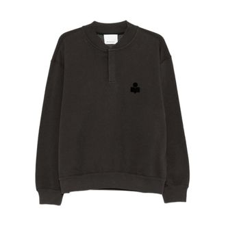 Isabel Marant Isabel Marant, Sweatshirts, male, Black, Size: S Mathias Girocollo