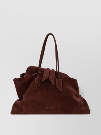The Attico medium calfskin leather tote bag