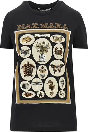Max Mara Mxmspadino Graphic T-shirt