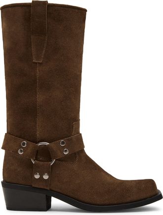 Steve Madden Ruskin Boot CHESTNUT SUEDE