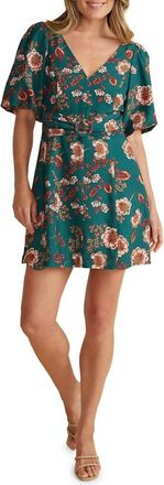 Minkpink Womens Olivia Belted Mini Dress In Multi