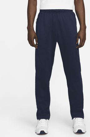 Nike Mens Nike Therma Therma-FIT Open Hem Fitness Pants in Blue | DQ4856-451