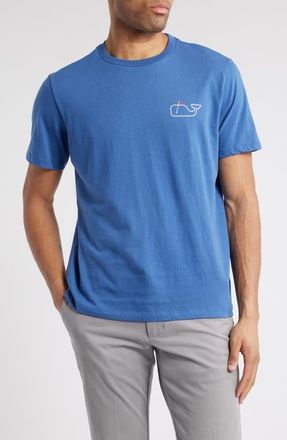 Vineyard Vines Golf Flag Cotton Graphic T-Shirt in Moonshine at Nordstrom, Size X-Large