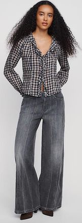 Pilcro Drift Mid-Rise Flared Jeans
