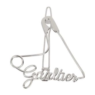Jean Paul Gaultier Accessories, female, Gray, ONE SIZE, Heart Hair Clip