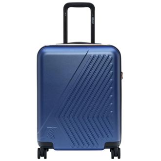 K-Way Eudoxie Trolley - Heren - Handbagage koffer - Blauw - ONE Size - Polyester - Koffers