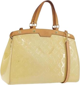 Louis Vuitton Pre-owned Vintage Handtas - Dames - Vintage Handtas - Beige - ONE Size - Leer - Vintage
