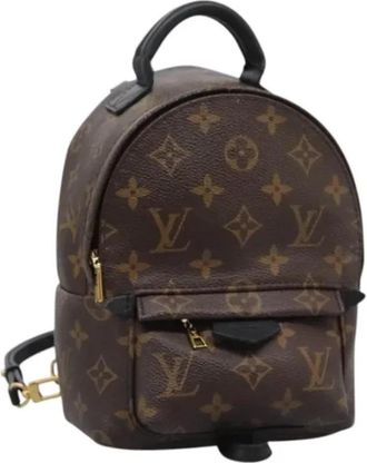 Louis Vuitton Pre-owned Canvas backpacks - Dames - Vintage Rugzakken - Bruin - ONE Size - Vintage