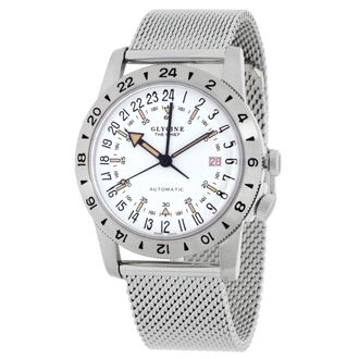 Glycine Airman Vintage The Chief Automatic White Dial Unisex Watch GL0466