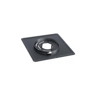 TEN Placa De Limpieza En Inox Negro Ten 40x40 Di&aacute;metro 180mm