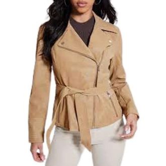 Guess Mujer, Chaquetas, Marrón, Talla: S