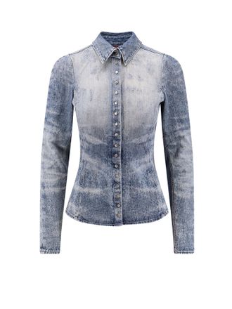 Diesel De-Masly Denim Shirt-Donna