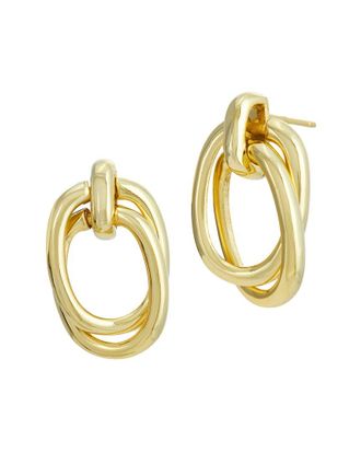 Savvy Cie Jewels 18K Plated Drop Earrings