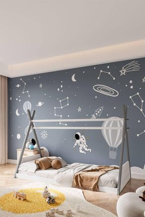 H&O Direct Montessori Kid beds Floor Bed in Grey