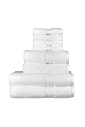 Christy Supreme Hygro Luxury 100% Supima Cotton 8 Piece Towel Sets in White
