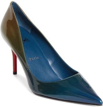 Christian Louboutin Miss Z Pointed Toe Pump in Last Night/Bronzo at Nordstrom, Size 10.5Us