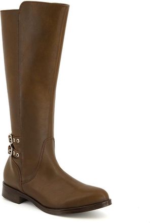 Andrea Womens Tall Riding Boots With Elastic Shaft 90758