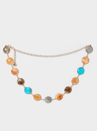 Simons Womens Circular medallion belt
