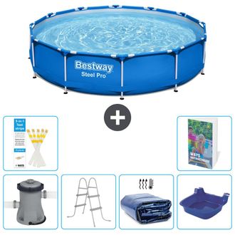 Bestway Piscina Bestway Steel Pro Redonda - 366x76 Cm - 7-piezas S318