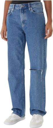 Calvin Klein EU 90s Straight Jeans - Dames - Regular Fit Jeans - Blauw - W27 - Katoen - Jeans