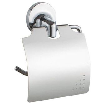 Trade Shop Trade Shop - Porta Rotolo Carta Igienica Con Copertura Fissaggio A Parete Arredo Bagno 79809