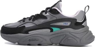 Fila (WMNS) FILA Mars 1S Breathable Retro Sneakers Grey Black F12W322109FFA